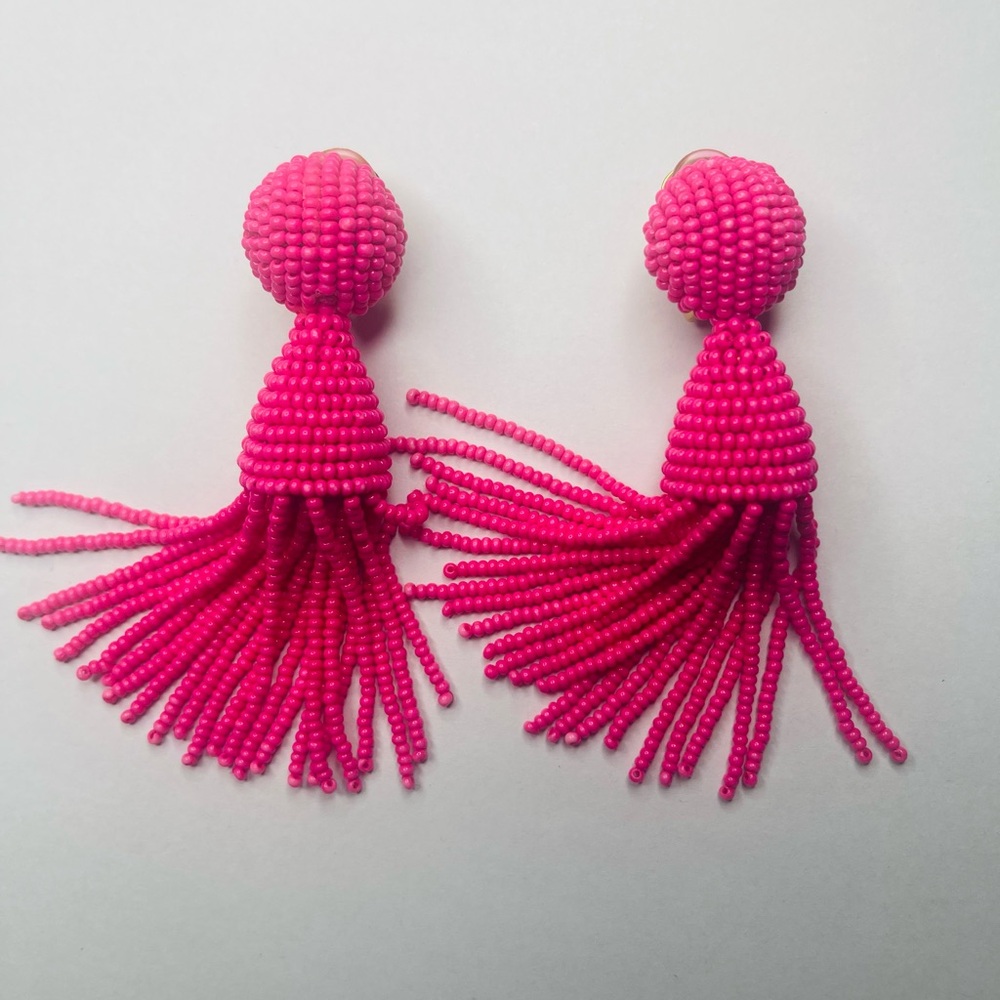 Oscar de la Renta Signature Tassel Earrings